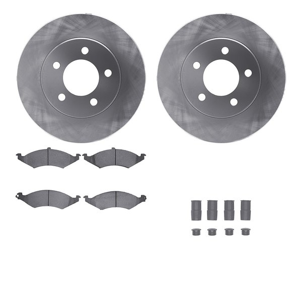 Dynamic Friction Co 6512-55119, Rotors with 5000 Advanced Brake Pads includes Hardware 6512-55119